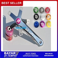 PENUTUP TUTUP CRANK LITEPRO RIGHT kanan sepeda hollowtech ht 2 II HT2 COVER CAP crank alloy cnc shim