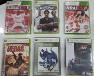 xbox360 二手 遊戲片 baseball2k11 topspin3 nba2k11 拉斯維加斯2 藍龍 極限競速3