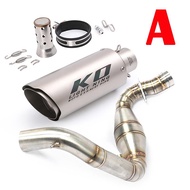 [Snag] สำหรับ BMW G310GS G310R รถจักรยานยนต์ท่อไอเสียแบบเต็มหัวเชื่อมต่อท่อลื่นบน51Mm ท่อไอเสียหลบหน