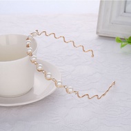 Gratis Ongkir - Bando Korea Mutiara Premium / Bando Perempuan Motif Pearl Mutiara / Headband Bando