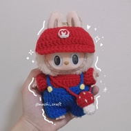 Crochet Labubu Doll Clothes (v1 & v3)