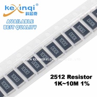(20pcs) 2512 SMD Resistor 1K~10M 1% 1.5K 2.2K 3.3K 4.7K 5.1K 10K 22K 47K 100K 220K 330K 470K 680K 1M