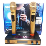 Microphone Wireless ULX 58 Mic Karaoke Handheld Tanpa Kabel