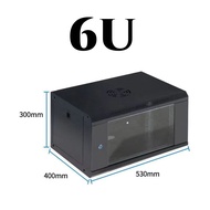 Electronic product storage rack Wall Hanging Network Cabinet Glass door network router enclosure Net