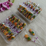 Muslim children's character lollipop chocolate bring ketupat Idul Fitri