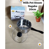 NAGAKO Milk Pot Steamer 20cm/Steamer Pot 20cm Steamer Milk Pot Milk Pot