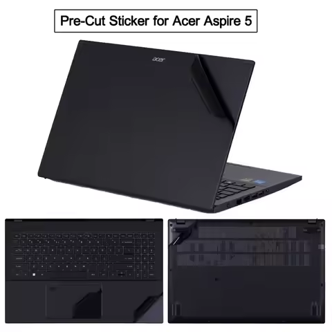 Anti Fingerprints Pre-Cut Vinyl Sticker Skin Cover Screen Laptop Accessories for Acer Aspire 5 2022 