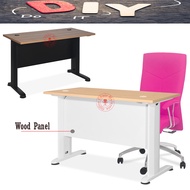 4ft 5ft 6ft Office Table / Writing Table / Office Desk / Meja Pejabat / Meja Office (Wood front Pane