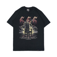 Metal t-shirt Satanic t shirt Men Women Black Distro t-shirt SIXCISSORS 666 CHAIR