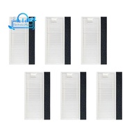 6Pcs Hepa Filter Hepa Filter Plastic Sweeping Robot for  G8000/G8000 Pro/ G20 Robot Vacuums Spare Pa