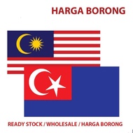 Bendera Malaysia/ Johor/  Malaysia/Johor Flag 2x4 3x6 Nylon Polyster/ flag/ bendera 2x4 / 3x6