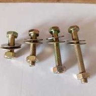 M6 bolt nut and Ring 2,3,4,5,6.7cm with 10 key