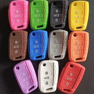 Key Case For VW Tiguan Al Space BW & VW Golf MK7 & VW T-Cross High Line Silicone Cover Key Compatibl