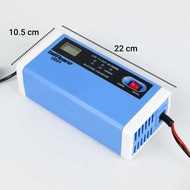ANJING Charger Aki Mobil Motor 400W 12V/24V 400Ah + LCD - AJ-618A