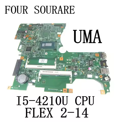 13281-1 For lenovo FLEX 2-14 FLEX 2 14 Laptop Motherboard with I5-4210U CPU 448.00X01.0011 Mainboard
