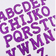 1pc A-Z Letter, Bright Color, Exquisite, Custom Name, Hand-Stitched Patch, Adhesive Backing, Badge, 