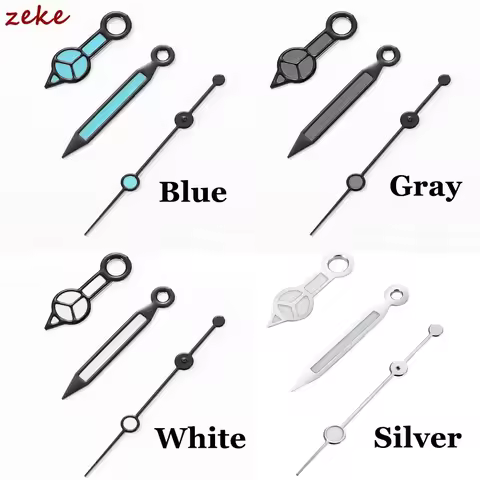NH35 Watch Hands NH34 NH35A NH36 7S36 4R36 Silver White Gray Submariner Mercedes Diver Aiguille Need