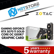 ZOTAC GAMING GEFORCE RTX 5070 TI SOLID CORE OC GDDR7 GRAPHIC CARD - ZT-B50710J2-10P