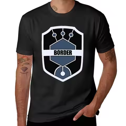 World Trigger Border Logo Baseball T-Shirt sports fans Blouse plus sizes workout shirts for men