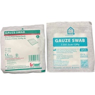 Winner SG Homecare Sterile Medical Gauze Swab 7.5 x7.5cm,12-ply(Winner 4S/pack)(SG homecare 5S/pack)