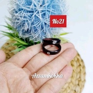 MATA Black 1 eye ring size 21 kokka kaukah