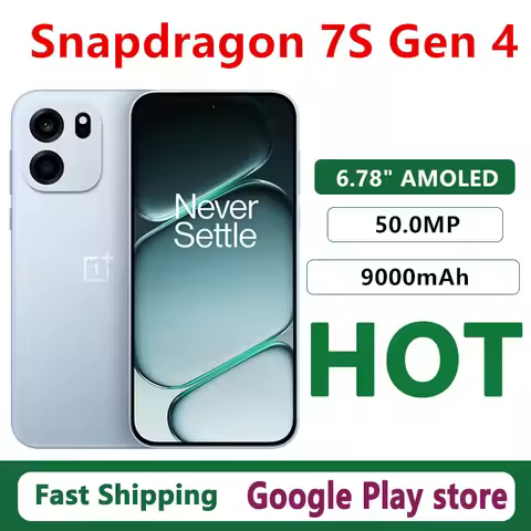Original Oneplus Turbo 6V Mobile Phone Snapdragon 7S Gen 4 OTA 6.78" AMOLED 144HZ 50.0MP Camera 80W 