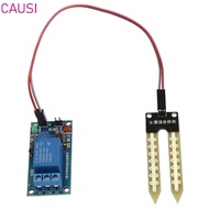 CAUSI Soil Humidity Sensor, DC12V with Time Delay Function Relay Control Module, Gardening System 1.