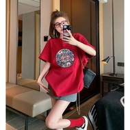 2026 TAHUN KUDA IMLEK 2026 TAHUN KUDA ATAU HORSE ATAU MA-BAJU KAOS KATUN COMBED 30S BULATAN CHEONGSA