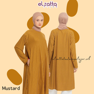 DAUKY L TUNIC STRIPE KNIT BAJU ATASAN WANITA TERBARU TUNIK WANITA BAHAN KNIT TUNIK DAUKY CASUAL TUNI