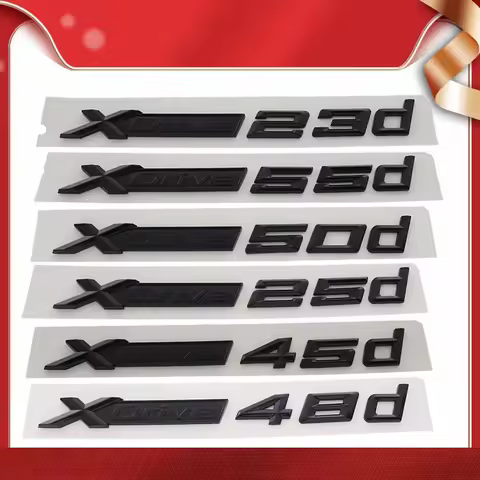 3D Premium XDrive X Drive 30d 35d 45d for X1 X3 X5 X6 E83 E84 F25 F26 car Fender trunk Rear Nameplat