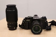 Canon AE-1 PROGRAM 單眼相機＋FD 75~200mm、Canon Zoom Lens FD 75-200mm