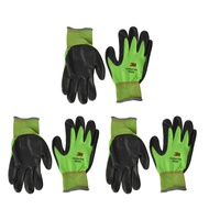 3M Comfort Grip Gloves Multi-Type Green Size M Pack of 3 GLOVE GRE M 3PA
