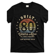 A Gift for an 80Th Birthday Featuring a T-Shirt That Is Made from All Parts, Designed 80 Ye
