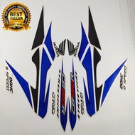 HONDA Striping cb150r cb 150 r 2014 white Standard quality body listbiru cb150r accessories