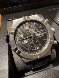 Maurice Lacroix Aikon Chrono 44mm 艾美 自動計時碼錶 ( 有盒卡、黑面巴黎飾釘紋)