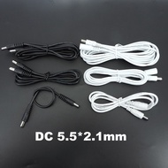 10pcs/lot 22awg 3A DC Male To male female Power supply Adapter cable Plug 5.5x2.1mm Connector wire 1