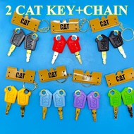 8H-5306 5P8500 Ignition Key with Bucket Key Chain Bottle Opener Keychain for CAT Excavator Heavy Equ