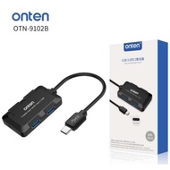Oten OTN-U9102B Type-C to 4 Ports USB Hub/Onten Usb 2.0 4 Port Hub ONT5210 (PROMO)