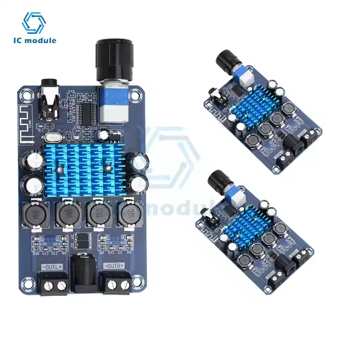 XH-A318 TPA3116D2 BT Digital Amplifier Board DC12-DC24V 50W * 2 Output High Power Amplifier