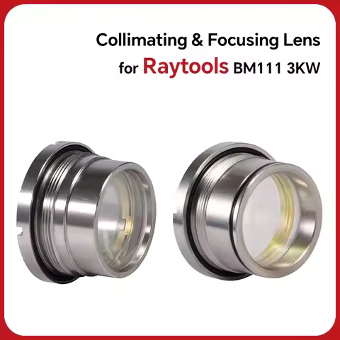 Collimating & Focusing Lens BM111 0-3KW D30 F100 F125mm with Lens Holder for Raytools Laser Cutting 