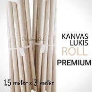 PREMIUM 1.5 x 3 m Roll Painting Canvas || THE KING OF CANVAS