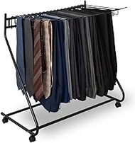 Iris Plaza SLKH-43 Hanger Rack, Slack Hanger, 20 Casters Included, Compact, Storage (W x H x D): 28.