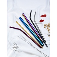 1 pcs 304 Stainless  Metal Straw Reusable Washable 304 Stainless  Metal Straw Reusable Washable