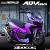 Honda ADV 160 Full body Fullblock Decal Sticker - ADV 160 Decal Latest Simple Racing Color Gradient 