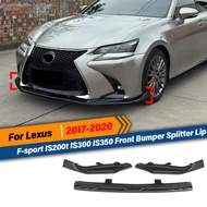 For Lexus IS200t IS300 IS350 F-sport 2017 2018 2019 2020 Front Bumper Splitter Lip Accessories Exter