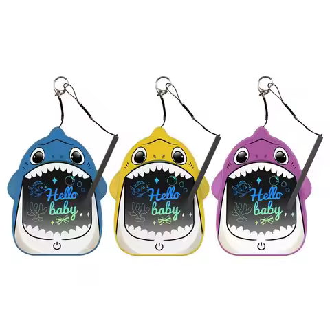 Shark Doodle Pad Cartoon LCD Writing Boards Educational Writing Tablet Kids Drawing Tablet Drawing P
