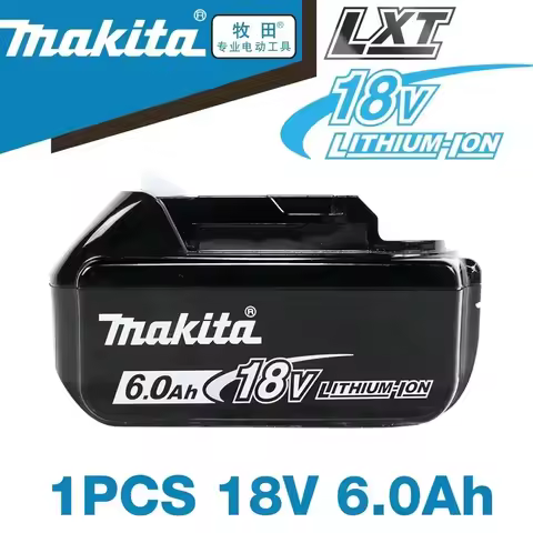 Premium Makita 18V 6.0Ah LXT Battery Professional Heavy-Duty Power Tool Battery Replacement for BL18
