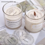 [ER] 10Pcs DIY  Sticker Cup Labels Dustproof Paper for s [SG]