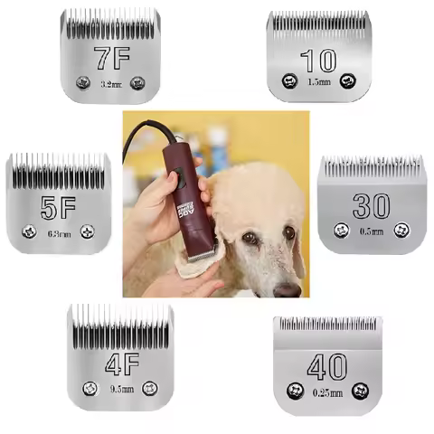 4F,5F,7FC,9#,10#,30#,40#,50# Professional Pet Dog Clipper Blade Fit For Most Andis,Oster A5 ,Wahl KM