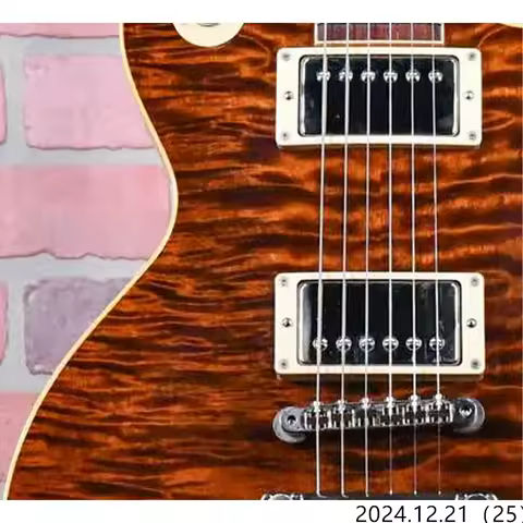 Electric Guitar, Root Beer Quilted Maple Top, Chrome Hardware, No Pickguard, Bone Nut, Small-pin Fix